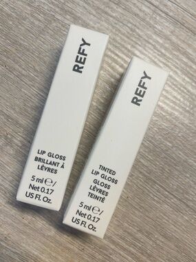 REFY White Lip Gloss Duo Pack